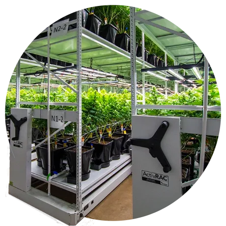 spacesaver vertical grow mobile system